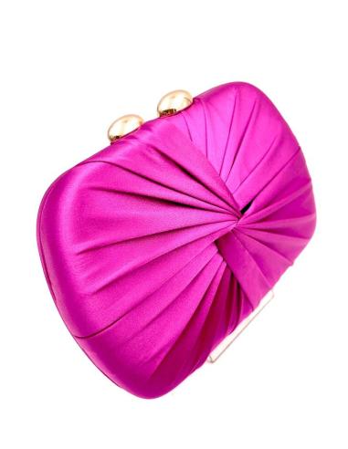 BOLSOS DE FIESTA ELEGANTES EN RASO PLISADO - MADRINAS E EINVITADAS