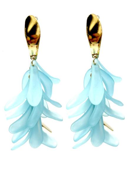 PENDIENTES MUJER AZULES Y LARGOS PARA EL VERANO