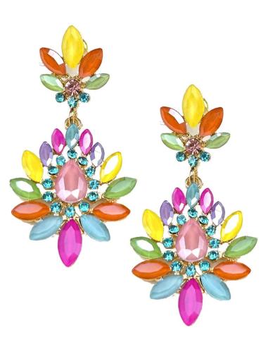 PENDIENTES DE FIESTA MULTICOLOR DE INVITADA PERFECTA EN BODAS