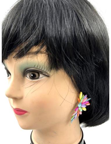 PENDIENTES MUJER MULTICOLOR ACTUAL DISEÑO PARA INVITADAS DE BODA