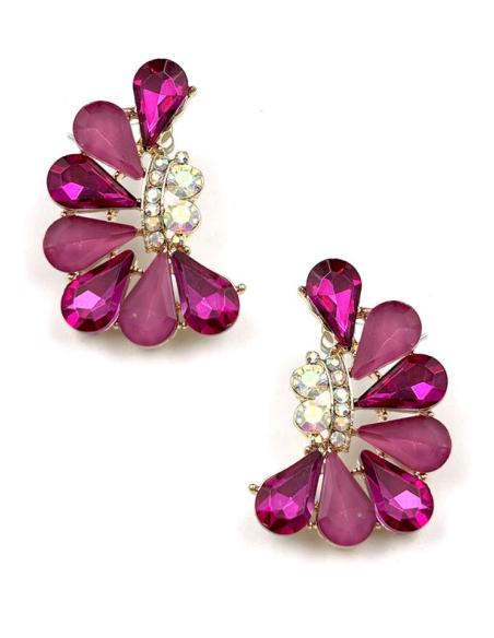 PENDIENTES DE FIESTA FUCSIAS CON LOS QUE SER LA INVITADA IDEAL