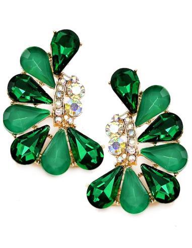 PENDIENTES DE FIESTA VERDES CON LOS QUE SER LA INVITADA IDEAL