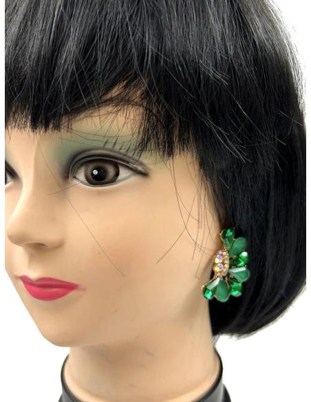 PENDIENTES DE FIESTA VERDES CON LOS QUE SER LA INVITADA IDEAL