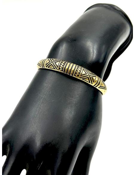 PULSERAS PLATEADAS O DORADAS PARA MUJER Y HOMBRE ESTILO TRIBAL