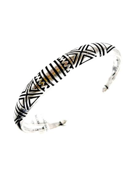 PULSERAS PLATEADAS O DORADAS PARA MUJER Y HOMBRE ESTILO TRIBAL