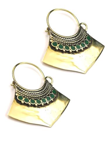 PENDIENTES DE AROS BONITOS PARA MUJER CON ESMALTE DE COLOR