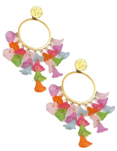 PENDIENTES LARGOS DE ARITOS CON DISEÑO ORIGINAL DE ATRAPASUEÑOS COLOR
