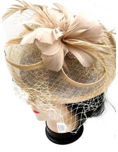 TOCADOS BODA DORADOS MUY ELEGANTES Y FACILES DE PONER 2