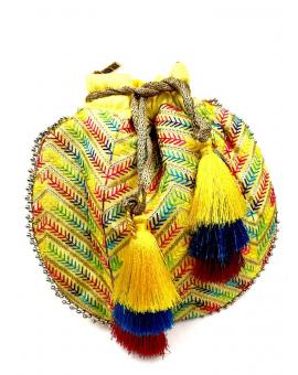 BOLSOS DE FIESTA EN MULTICOLOR BONITA LIMOSNERA PARA BODAS DE VERANO