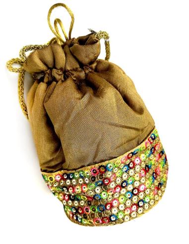 BOLSOS MUJER DE FIESTA DORADOS VIEJO BONITA LIMOSNERA BODAS