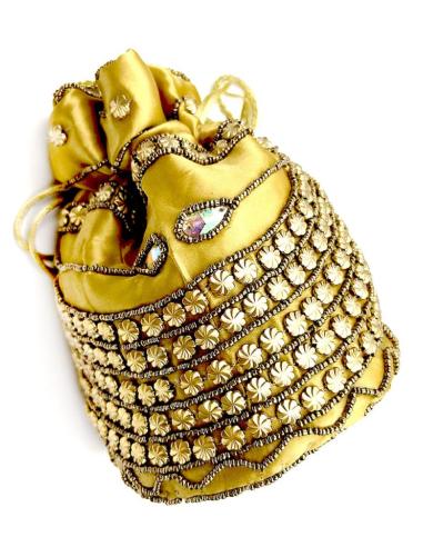 BOLSOS MUJER DE FIESTA DORADOS ESTILO LIMOSNERA PARA BODAS Y TARDEO