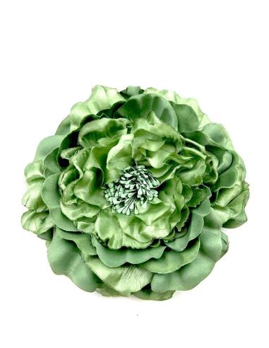 FLORES VERDES TONO SECO PARA LLEVAR COMO BROCHE EN UN COLLAR O CABELLO