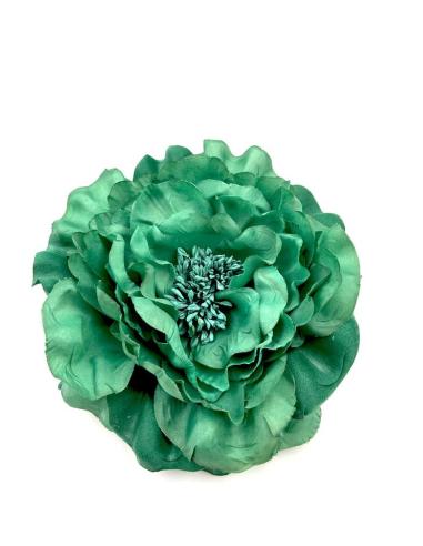 FLORES VERDES OSCURO PARA LLEVAR COMO BROCHE EN UN COLLAR O CABELLO