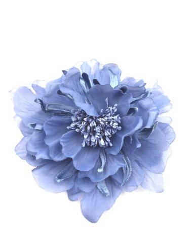 FLORES AZULES DE MODA PARA MUJER ESPECIAL BODA BAUTIZO Y COMUNION