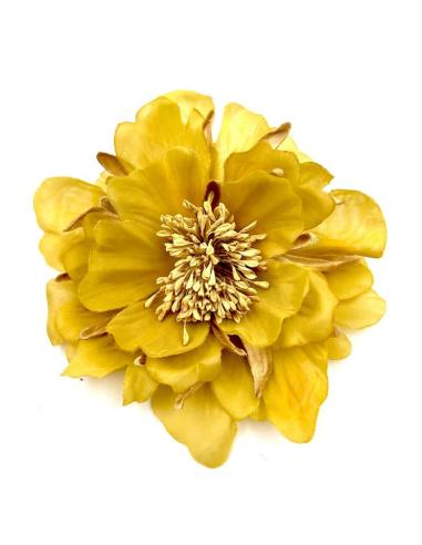 FLORES MOSTAZAS DE MODA PARA MUJER ESPECIAL BODA BAUTIZO Y COMUNION