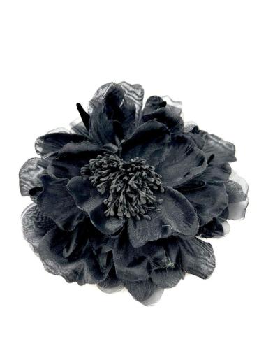 FLORES NEGRAS DE MODA PARA MUJER ESPECIAL BODA BAUTIZO Y COMUNION