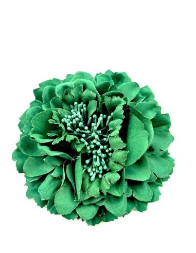 FLORES MUJER VERDES OSCURO PARA LLEVAR COMO BROCHE O EN EL PELO