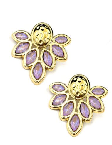 PENDIENTES MADRID LILAS DE FIESTA LOS MAS BONITOS PARA BODAS