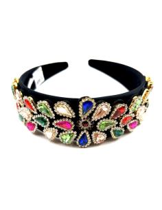 Imagen del producto DIADEMAS DE FIESTA PARA BODAS CRISTAL MULTICOLOR EXTRA BRILLO