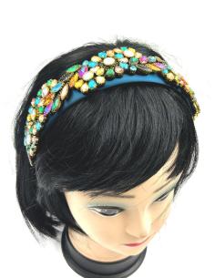 Imagen del producto DIADEMAS FIESTA PARA BODAS Y EVENTOS CON PEDRERIA MULTICOLOR