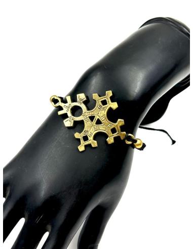 PULSERAS PARA HOMBRE DE ESTILO TRIBAL CON CRUZ TUAREG ORIGINAL