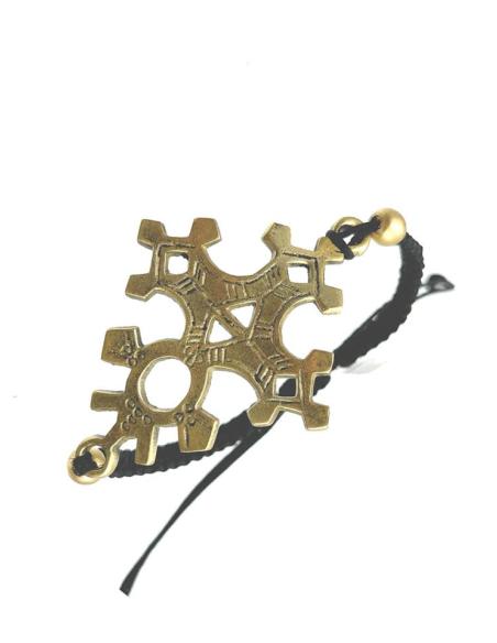 PULSERAS PARA HOMBRE DE ESTILO TRIBAL CON CRUZ TUAREG ORIGINAL