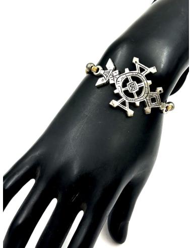 PULSERAS PARA HOMBRE DE ESTILO ETNICO CON CRUZ TUAREG
