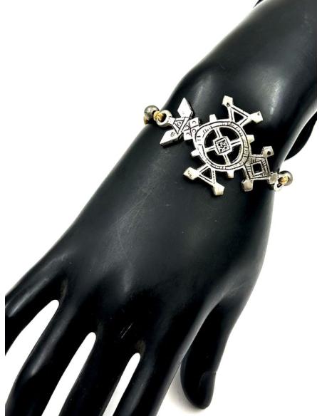 PULSERAS PARA HOMBRE DE ESTILO ETNICO CON CRUZ TUAREG