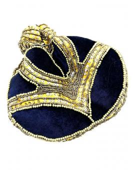 BOLSOS FIESTA ORIGINALES AZULES MARINO Y DORADOS ESTILO BOMBONERA