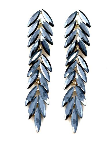 PENDIENTES LARGOS NEGROS PARA BODAS DE NOCHE ESPECIAL INVITADAS