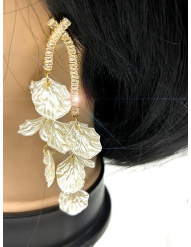 PENDIENTES MUJER LARGOS SOFISTICADOS DE PERFECTA INVITADA BODAS