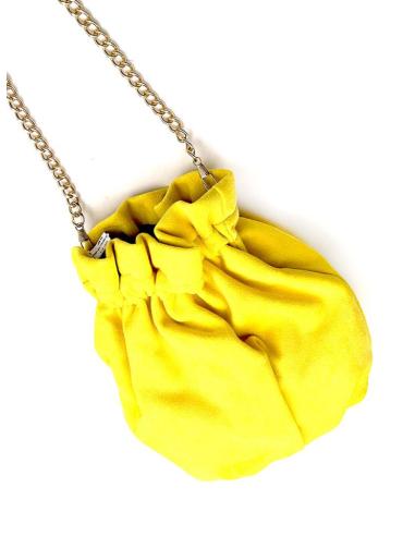 BOLSOS MUJER AMARILLOS PARA BODAS BONITA Y ELEGANTE LIMOSNERA