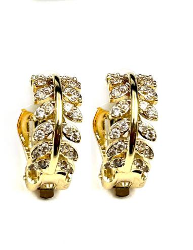 PENDIENTES MUJER CLIP DE ARITO DORADO IDEAL FONDO DE ARMARIO