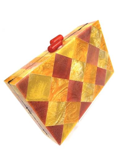 BOLSOS Y CLUTCH DE FIESTA ORIGINALES NARANJAS EN MADRID