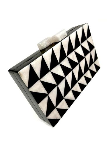 CLUTCHS Y BOLSOS D FIESTA ORIGINALES, INSPIRADO EN UN TABLERO DE DAMAS