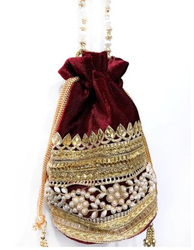 BOLSO DE FIESTA BOMBONERA GARANTE JOYAS DE  INDIA EL JARDIN DEL DESEO