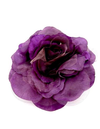 FLORES DE FIESTA PARA MUJER MORADAS OSCURO PARA BODAS