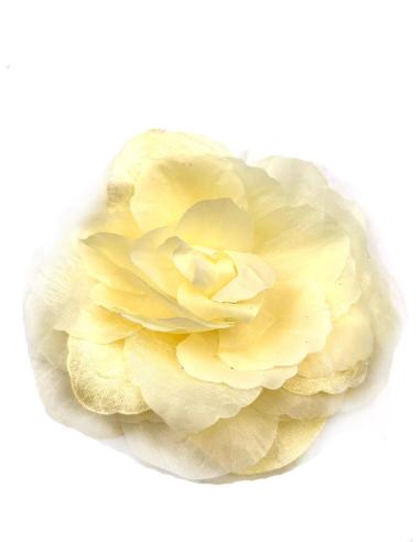FLORES AMARILLAS CLARO DE FIESTA PARA MUJER ESPECIAL BODAS Y COMUNIONES