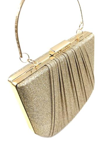 BOLSOS DE FIESTA DORADOS CON ASA RIGIDA ESTILO VINTAGE PARA UN LOOK ELEGANTE EN BODAS