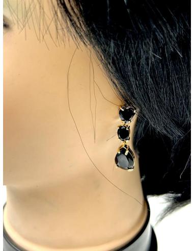 PENDIENTES LARGOS VERDES ESMERALDA MUY ELEGANTES PARA BODAS Y EVENTOS