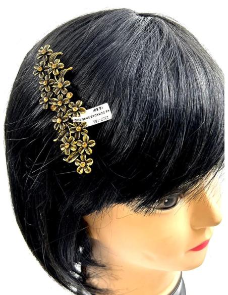 PEINETAS DORADAS ENVEJECIDAS PARA BODAS Y EVENTOS DISEÑO VINTAGE