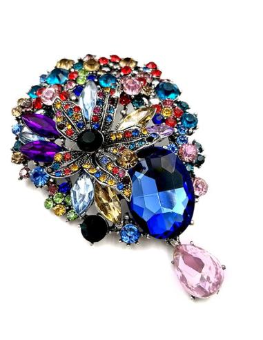 BROCHES MUJER DE FIESTA CON PEDRERIA PARA MADRINAS DE BODAS