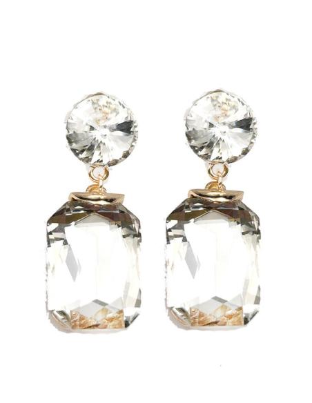 PENDIENTES LARGOS DE FIESTA EXTRA BRILLO PARA BODAS DE NOCHE