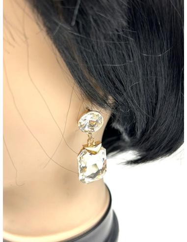 PENDIENTES LARGOS DE FIESTA EXTRA BRILLO PARA BODAS DE NOCHE