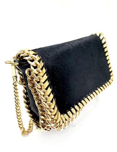 BOLSOS NEGROS DE PIEL DISEÑO PEQUEÑO PARA NOCHE Y BODAS