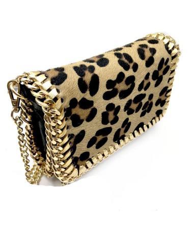 BOLSOS DE PIEL ANIMAL PRINT LEOPARDO TONOS CAMEL, MARRONES Y NEGRO