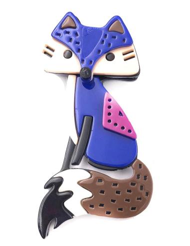 BROCHES ORIGINALES DE ZORRITO EN POSE ELEGANTE