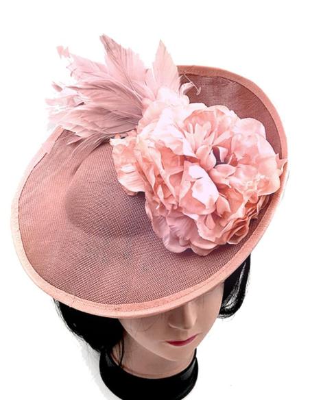 TOCADOS DE BODA ROSAS MAQUILLAJE CON FLORES Y PLUMAS ELEGANTES