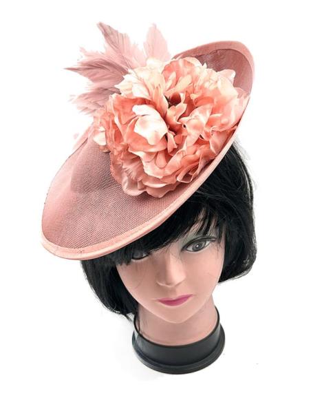 TOCADOS DE BODA ROSAS MAQUILLAJE CON FLORES Y PLUMAS ELEGANTES