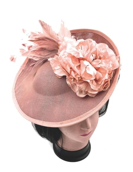 TOCADOS DE BODA ROSAS MAQUILLAJE CON FLORES Y PLUMAS ELEGANTES